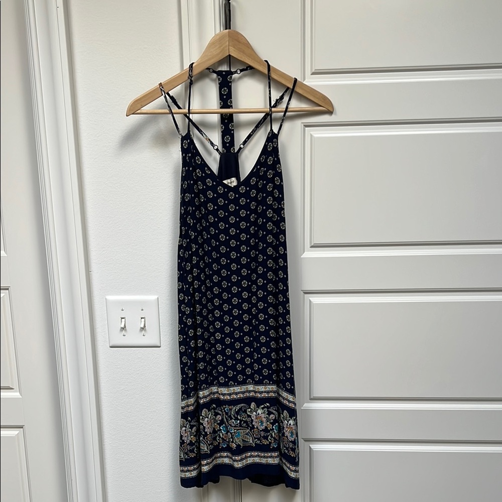 Elegant Black and White Patterned Dress